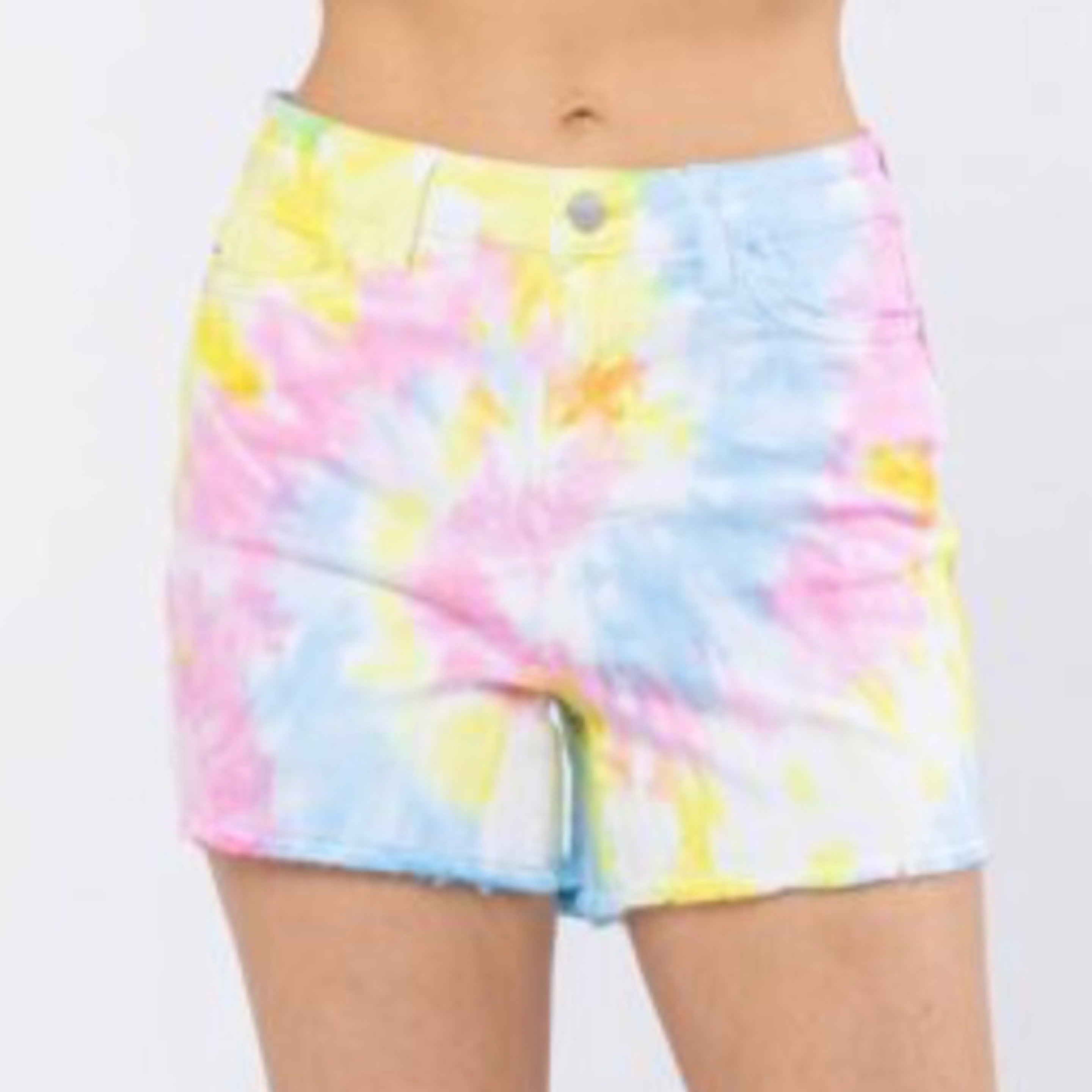 新品　salsation Unisex tie-dye shorts XLサイズ Metro Fusion - Purple Brand Jumbo Wordmark Tie-Dye Short